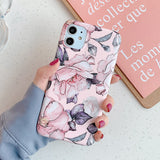 Carcasa iPhone patrones florales