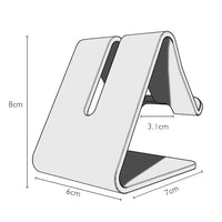 Soporte de aluminio para tableta y teléfono