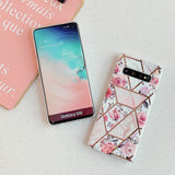 Carcasa Samsung Galaxy patrón flores geométrico