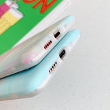 Carcasa Huawei textura de mármol colorido