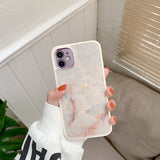 Carcasa iPhone antigolpes textura mármol